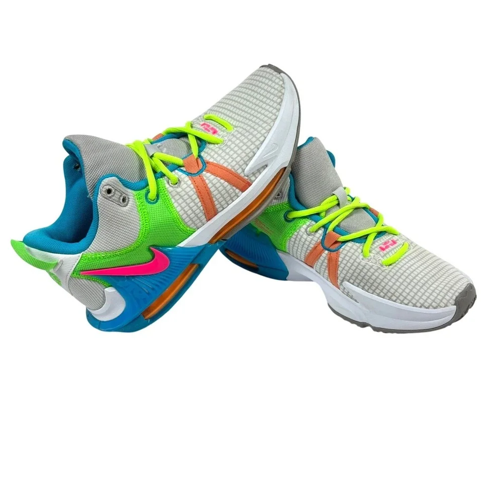 Nike LeBron Witness 7 Basketball Shoes Bright‎ Neon Streetwear Womens 9.5 Mens 8